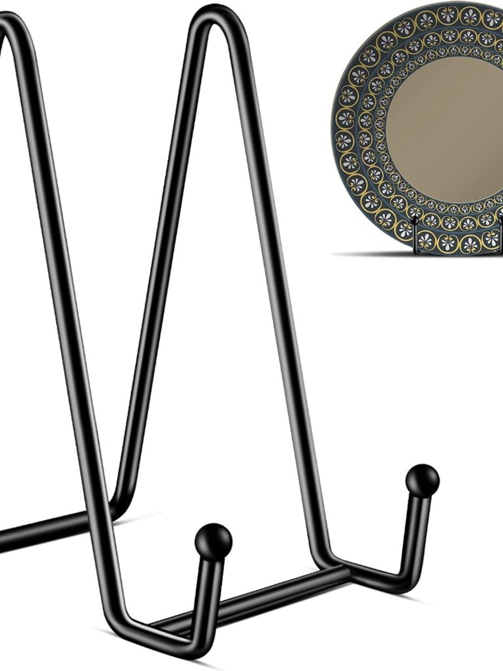 3 Pack 6 Inch Plate Stands for Display, Plate Holder Display Stand, Picture Fram